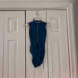 Yumiko Blue Tank Leotard